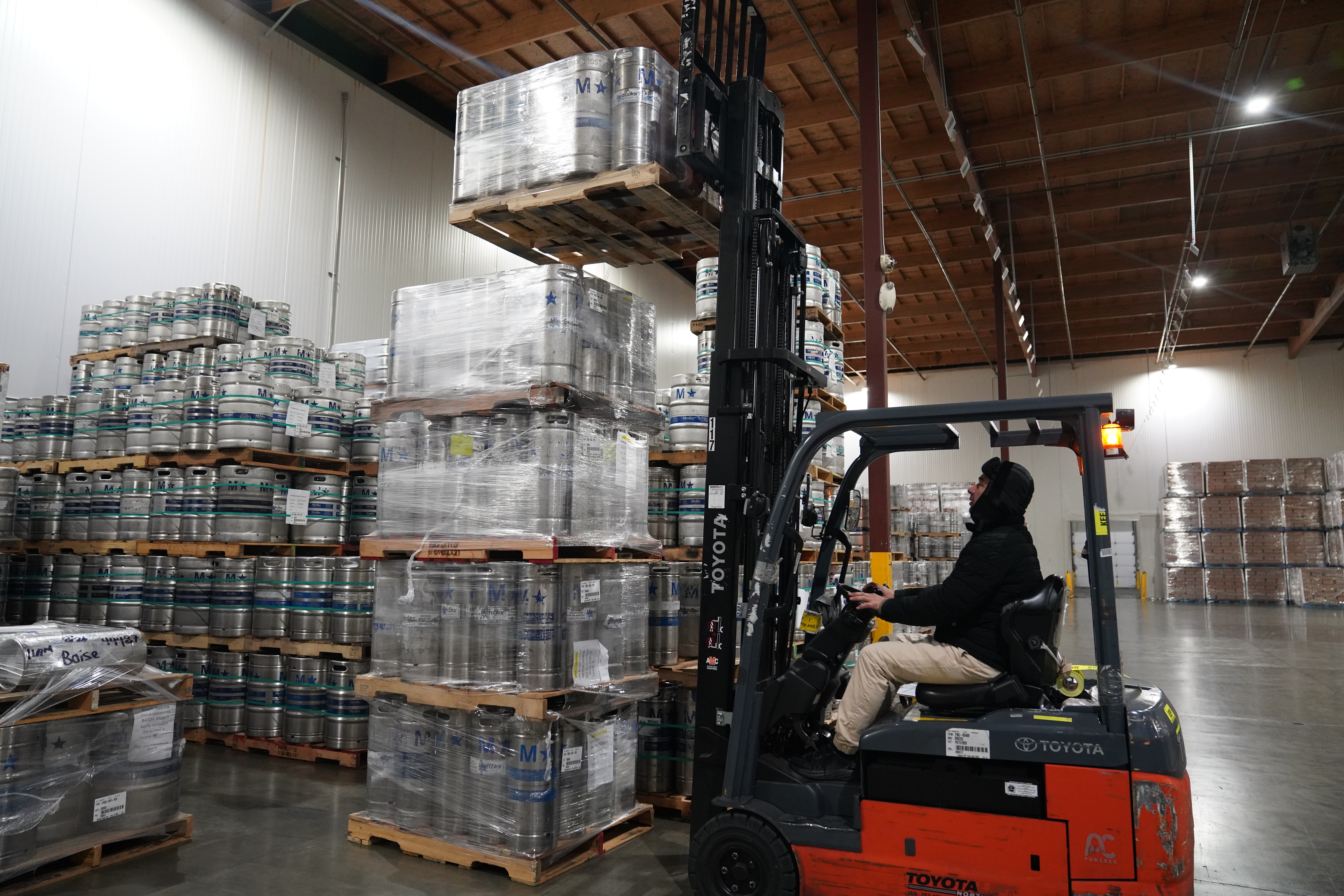 Warehouse and freight distribution operations at Wymore Transfer